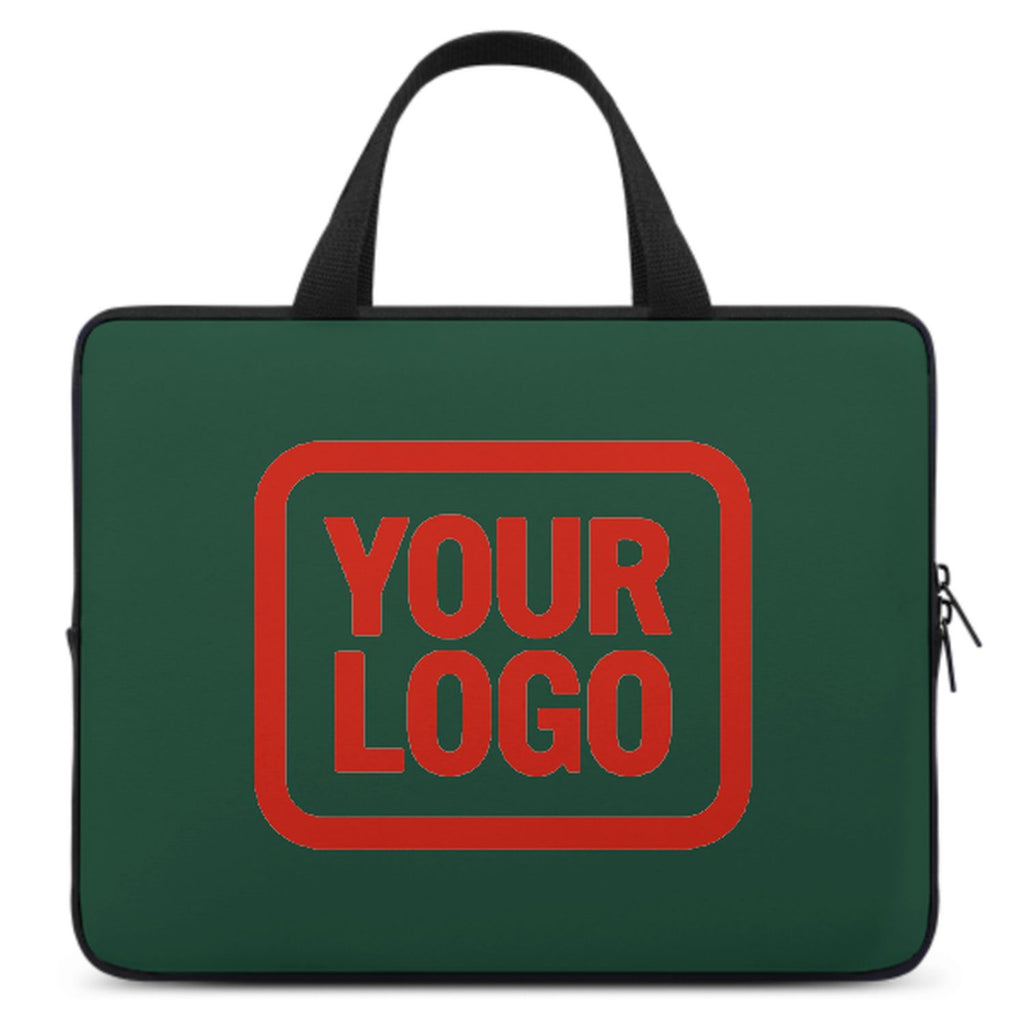 Custom Green Orange Red Laptop Bag