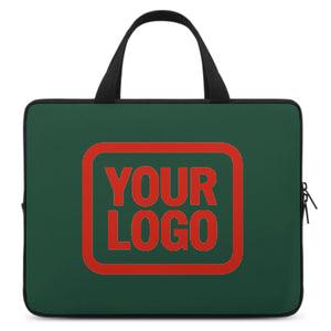 Custom Green Orange Red Laptop Bag