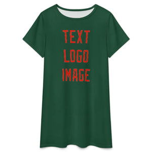 Custom Green Orange Red Nachthemd