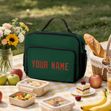 Custom Green Orange Red Lunch Bag
