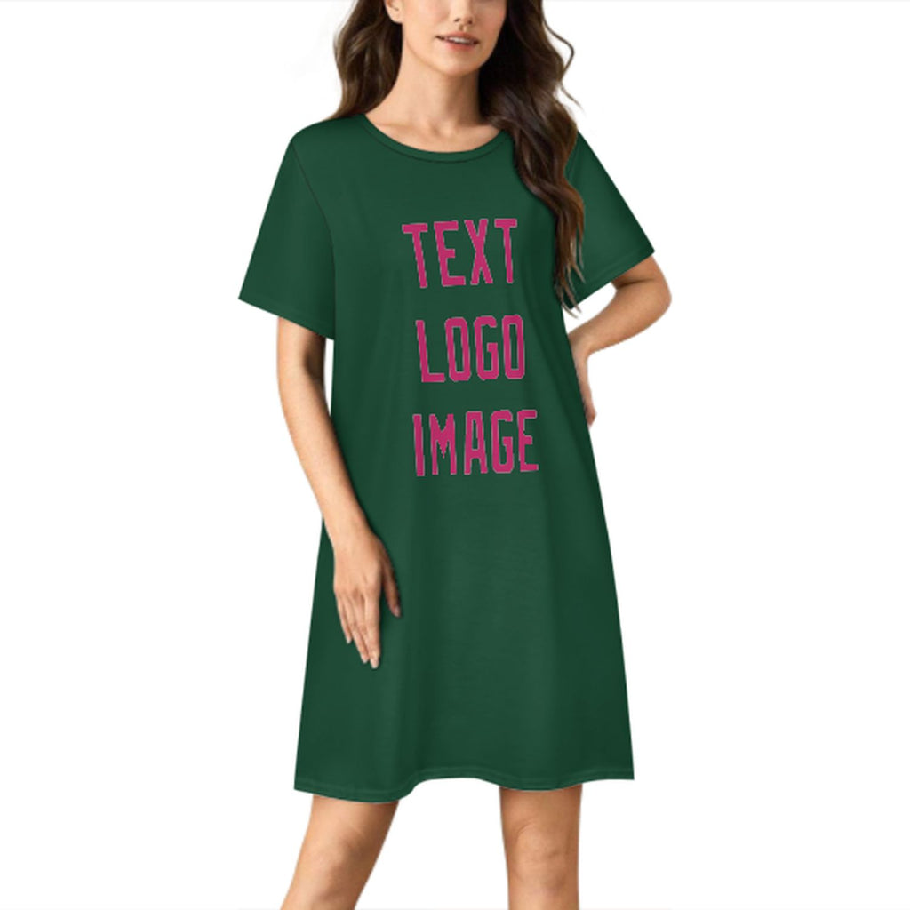 Custom Green Pink Nachthemd
