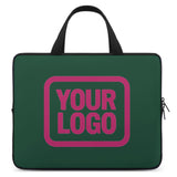Custom Green Pink Laptop Bag