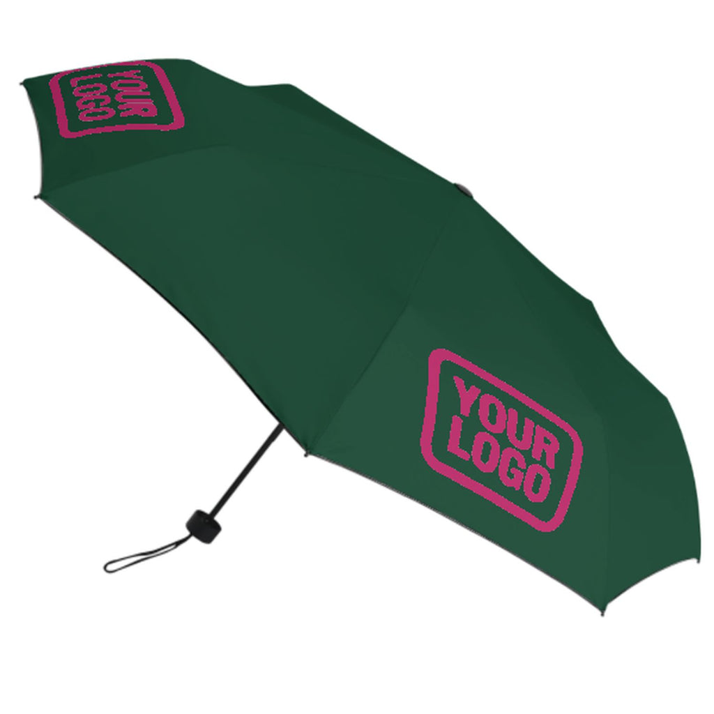 Custom Green Pink Automatic Umbrella