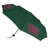 Custom Green Pink Automatic Umbrella