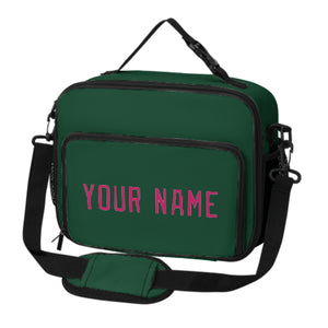 Custom Green Pink Lunch Bag