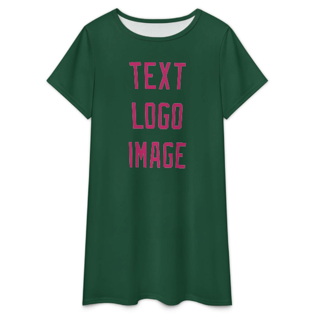Custom Green Pink Nachthemd