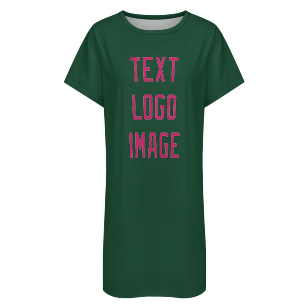 Custom Green Pink Nachthemd