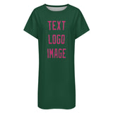 Custom Green Pink Nachthemd
