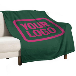 Custom Green Pink Blanket