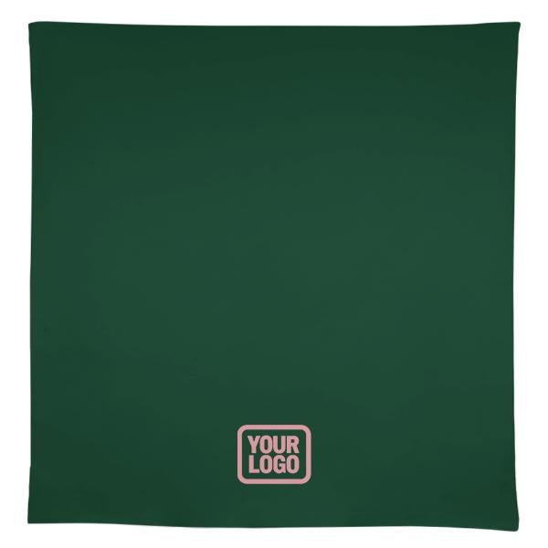 Custom Green Pink Square Table Cloth