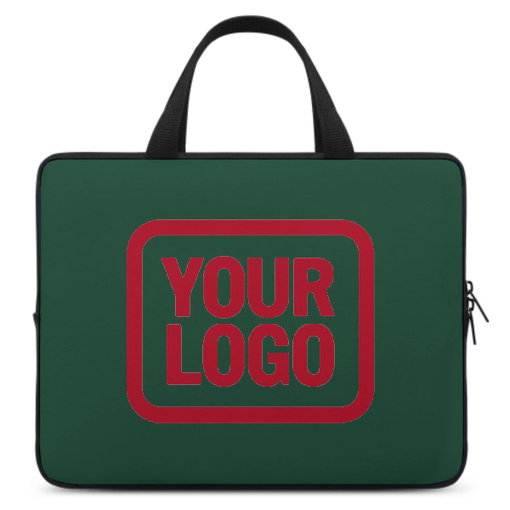 Custom Green Red Laptop Bag