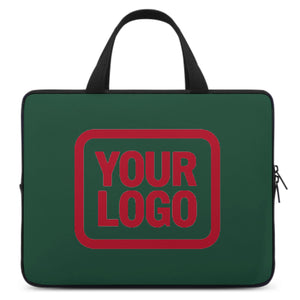 Custom Green Red Laptop Bag