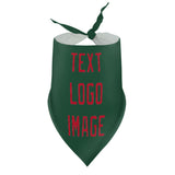 Custom Green Red Pet Scarf