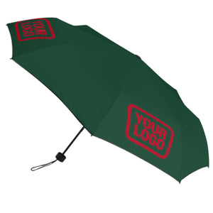 Custom Green Red Automatic Umbrella