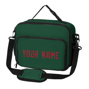 Custom Green Red Lunch Bag