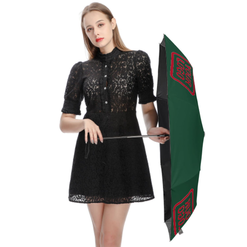 Custom Green Red Automatic Umbrella