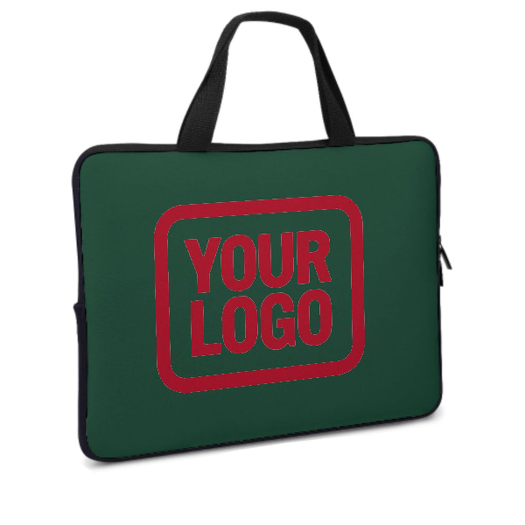 Custom Green Red Laptop Bag