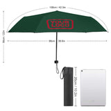 Custom Green Red Automatic Umbrella