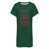 Custom Green Red Nachthemd