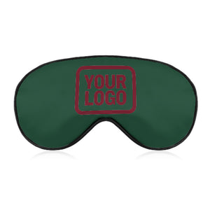 Custom Green Crimson Red Sleep Mask