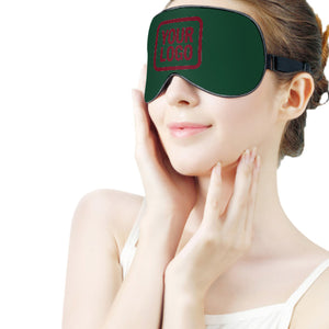 Custom Green Crimson Red Sleep Mask