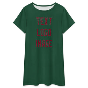 Custom Green Crimson Red Nachthemd
