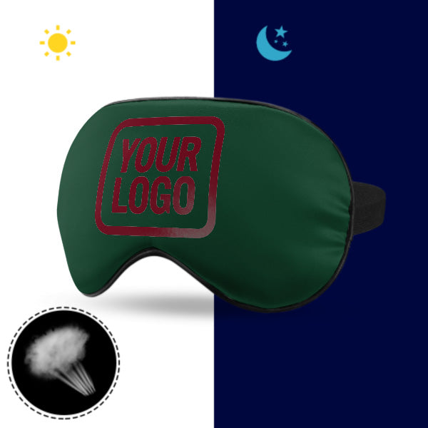Custom Green Crimson Red Sleep Mask