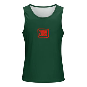 Custom Green Orange Red Men's Tank Top