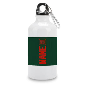 Custom Green Orange Red Sports Bottle