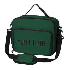 Custom Green Black Lunch Bag