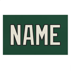 Custom Green Cream Beach Towel