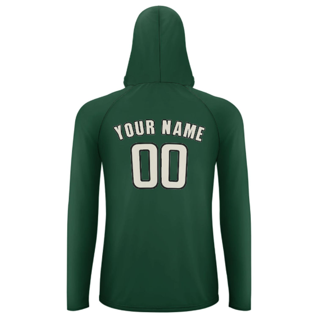 Custom Green Cream UV-Hoodie