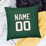 Custom Green Cream Pillowcase