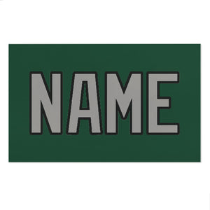 Custom Green Gray Beach Towel