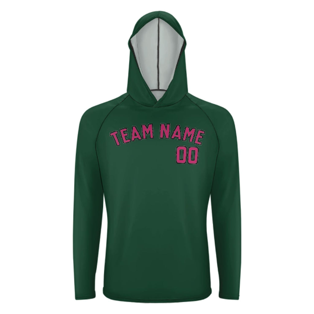 Custom Green Pink UV-Hoodie