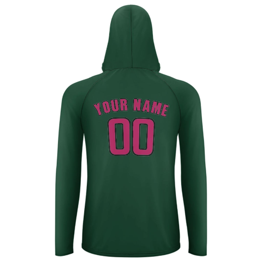 Custom Green Pink UV-Hoodie