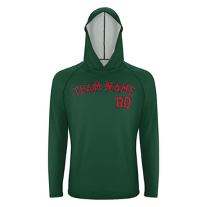 Custom Green Red UV-Hoodie