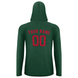 Custom Green Red UV-Hoodie