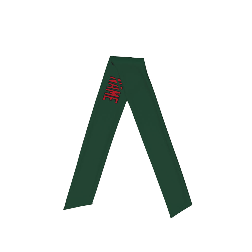 Custom Green Red Headband