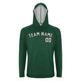 Custom Green White UV-Hoodie