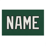 Custom Green White Beach Towel