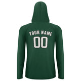 Custom Green White UV-Hoodie