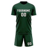 Custom Green White Soccer Jersey