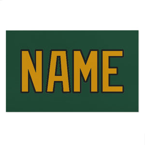 Custom Green Yellow Beach Towel