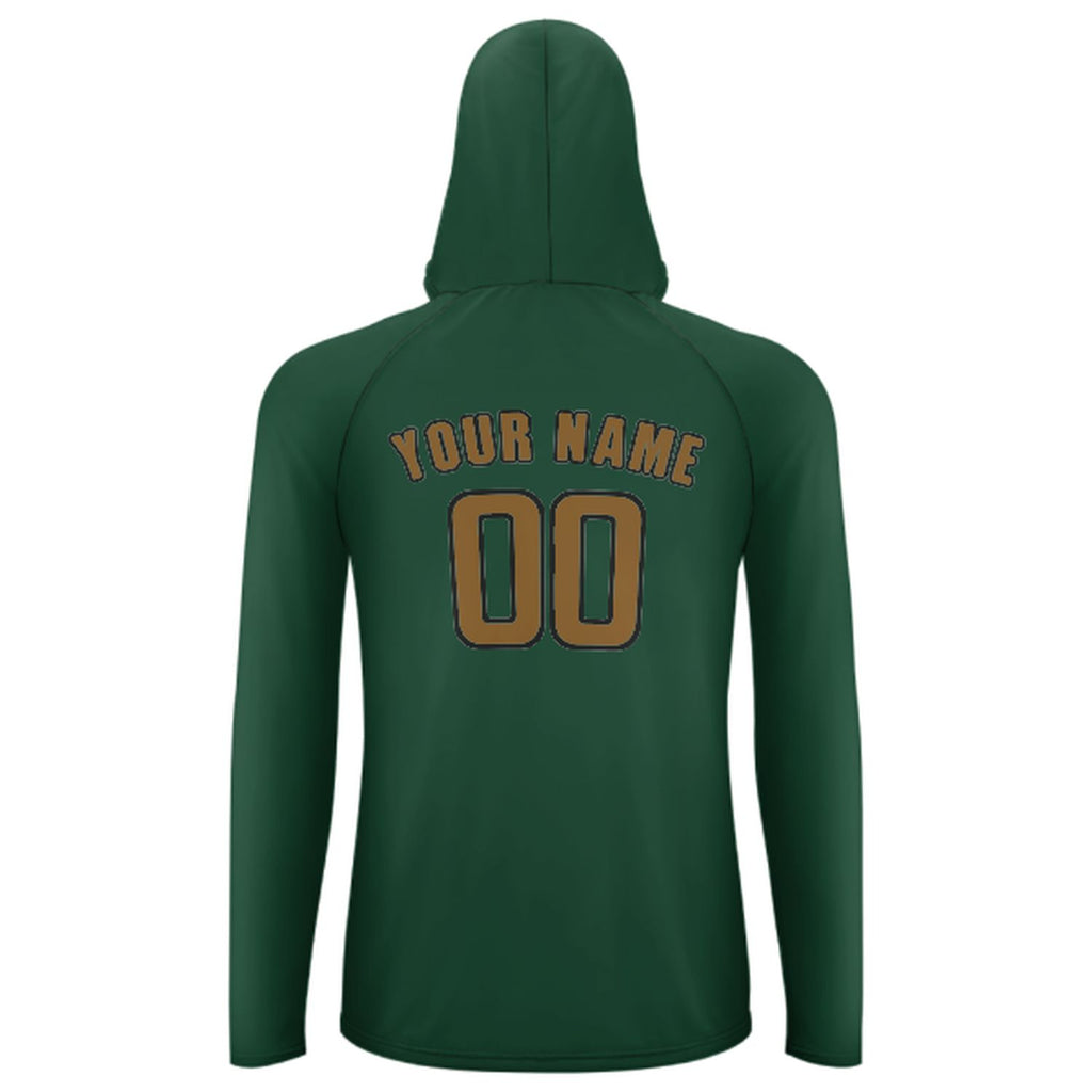 Custom Green Khaki UV-Hoodie