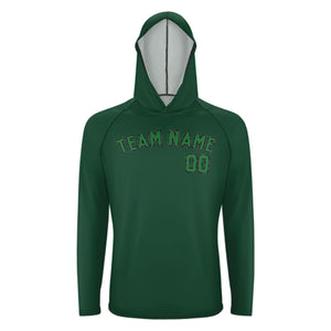 Custom Green Emerald Green UV-Hoodie