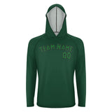 Custom Green Emerald Green UV-Hoodie
