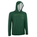 Custom Green Emerald Green UV-Hoodie