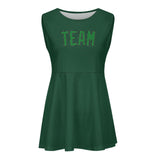 Custom Green Emerald Green Cheerleader Dress