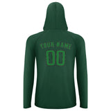 Custom Green Emerald Green UV-Hoodie